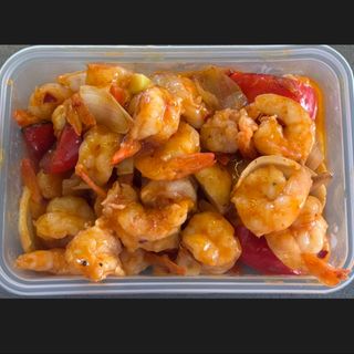 Gambas piri-piri