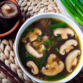 Sopa shiitake