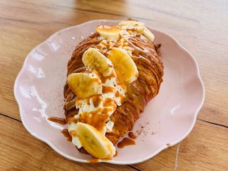 Croissant banoffee