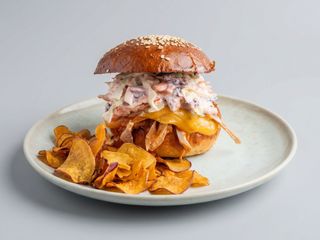 BBQ pulled pork Burguer