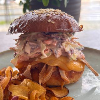 BBQ pulled pork Burguer