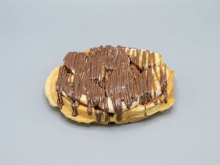Waffle Nutella Banana Strawberry Duo