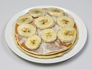 Pancakes Cream Cheesy Banana Wave