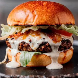 BLACK AND BLUE BURGER