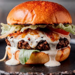 BLACK AND BLUE BURGER