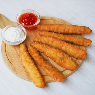 Tiras de Frango Panado
