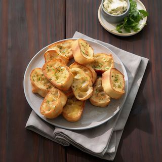 Pao de alho salame ,tomate ,quijo