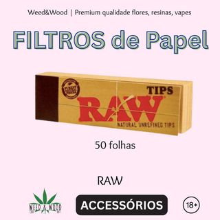 Filtros de papel RAW