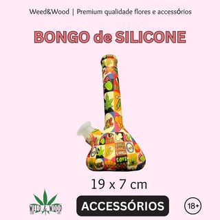 (N41) Bongo de silicone, 19x7cm