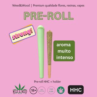 Pre-Roll Hhc Flor com Holder