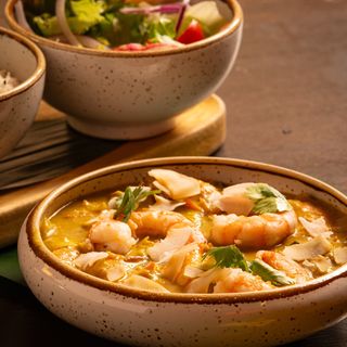 Caril Cremoso de Abacaxi e Coco