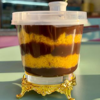 Bolo de Colher de Cenoura no Pote