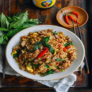 Khao Pad Carne Bovina