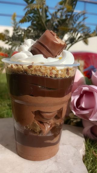 Copo Afogadinho de Brownie