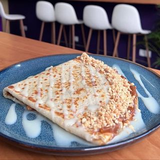 Crepe Verde e Branco