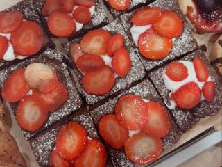 Brownie de Chocolate c/morango