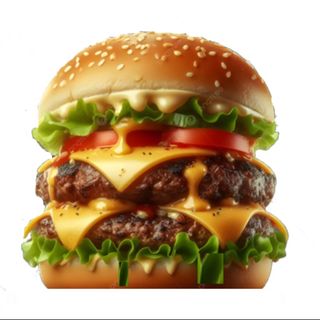 DOUBLE MOUNTAIN CHEESE  BURGER