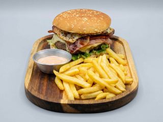 X Tudão com batata frita