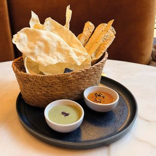 Papadums & Chutney de Manga