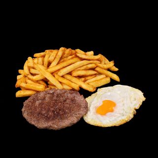 Hambúrguer com Batata Frita 