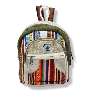 Mochila Tiny de Cânhamo de Himalaia Colorida