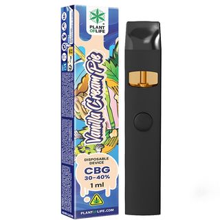 Vaporizador Descartável de CBG - Vanilla Cream Pie (1ml)