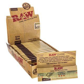 Caixa de Mortalhas Raw 1 1/4 (24x50un)