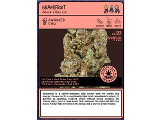 Flor de CBD Grape Fruit (2g)
