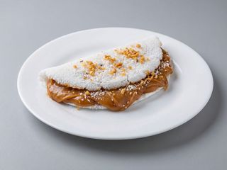 Tapioca de Doce de Leite e Queijo