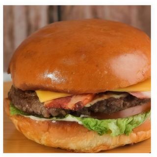 Hambúrguer com Bacon Menu