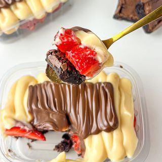Brownie Ninho e Nutella