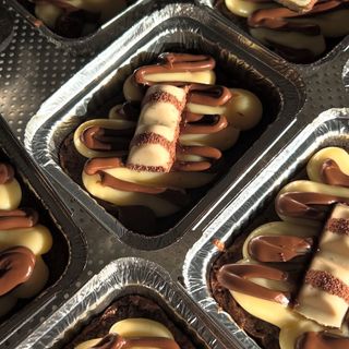 Marmitinha brownie Kinder Buenno