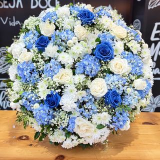 Coroa - Hortenses e Rosas tamanho L