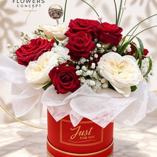Caixa Floral com bombom