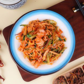 Ramen com Marisco Salteado 