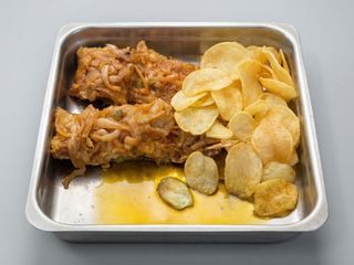 Bacalhau à narcisa c/batata a rodela 1 dose