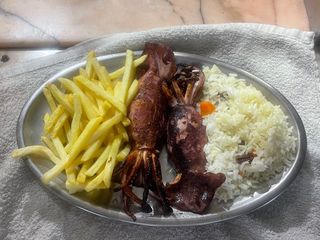 Lulas grelhadas 1/2 dose