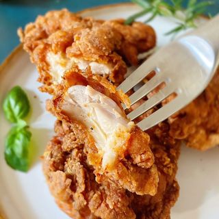 Frango Panado com Batata Frita