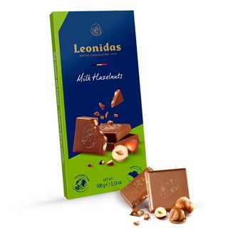 Tablete chocolate de leite com avelãs