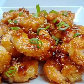 Sweet & Spicy Korean Fried Shrimp  tempura (4pc)