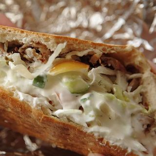 Cheese Pita Donner Kebab.