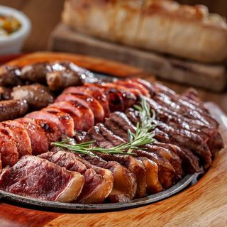 Churrasco misto + bebida
