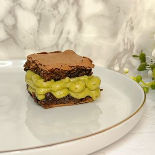 Sanduiche de Brownier Pistachio