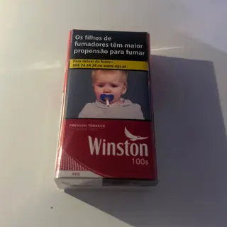 Winston red 100s box
