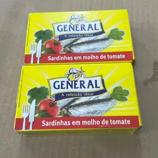 Sardinhas general com tomate 120g
