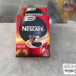 Nescafé decafe 10 saquetas