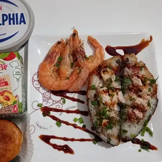 HOT TEMAKI CAMARÃO + Sumo + Pastel de Nata