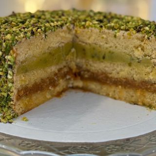 Pistache com doce de leite