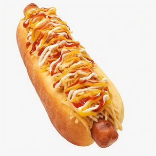 Hot dog na baguete