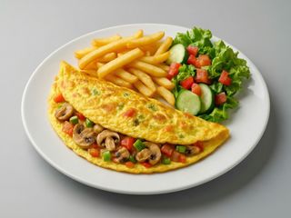 Vegeterian omelette